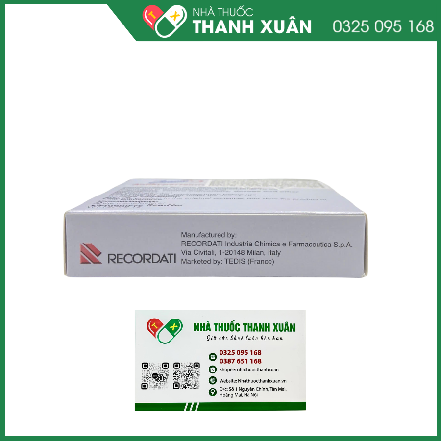 Zanedip 10mg - Thuốc trị tăng huyết áp vô căn